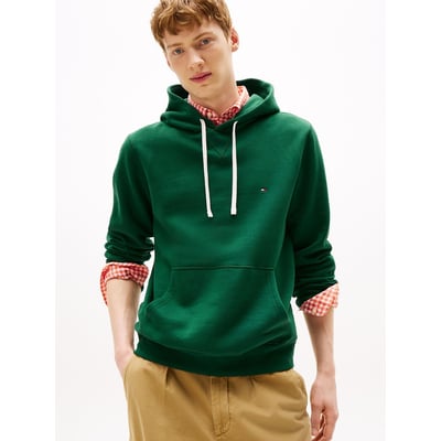 Sweat à capuche en molleton à drapeau brodé TOMMY HILFIGER