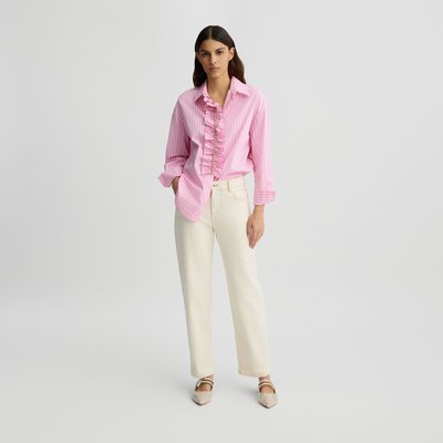 Chemise rayée avec volants LIU JO