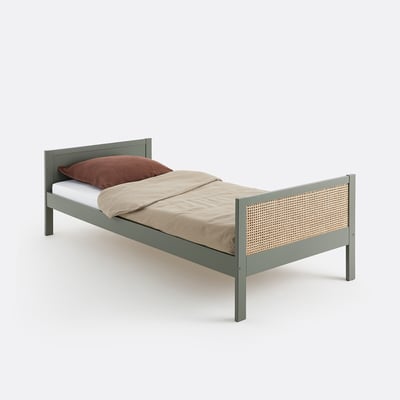 Lit simple cannage avec sommier, Caneo LA REDOUTE INTERIEURS