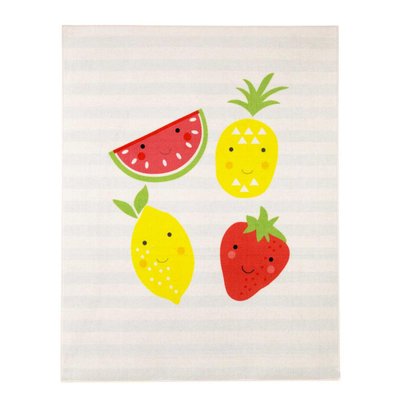 Tapis enfant tissé HAPPYFRUI UN AMOUR DE TAPIS