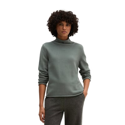 Pull à col roulé, coupe slim regular en coton biologique MARC O'POLO