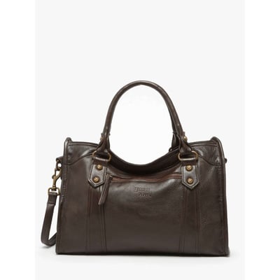 Sac porté main Cow cuir BASILIC PEPPER