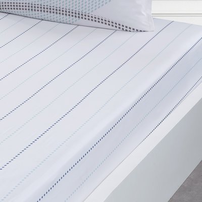 Drap housse en percale de coton bonnet 30 cm GABRIEL SENSEI MAISON