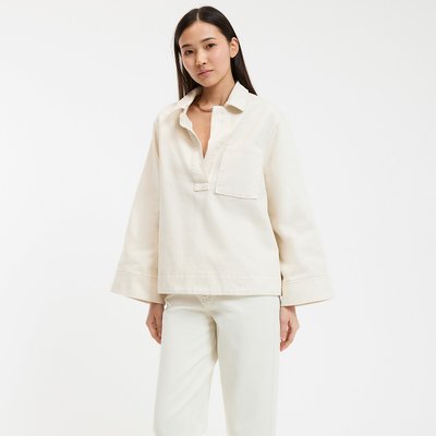 Chemise vareuse, denim de coton LA REDOUTE COLLECTIONS