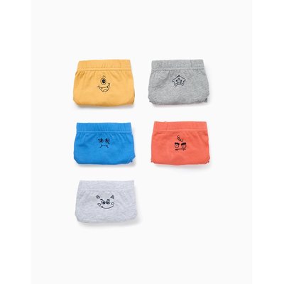 Pack 5 Culottes Monstres des Émotions ZIPPY