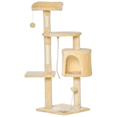 Arbre à chat multi-équipement griffoirs grattoirs plateformes niche corde jouets PAWHUT