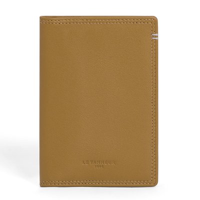 Porte cartes vertical en cuir lisse MARTIN LE TANNEUR