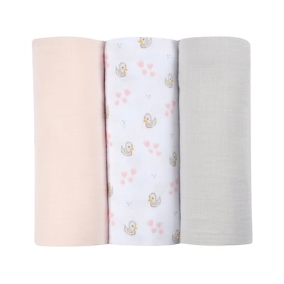 Lot de 3 langes en coton BEABA