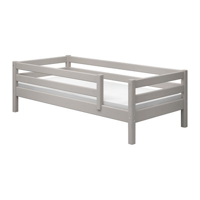 Lit simple avec barrière de sécurité pin massif FLEXA