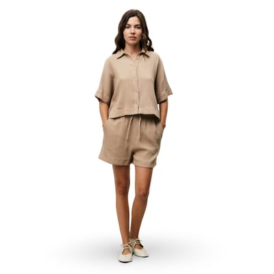 Short  en coton NERLINE FRNCH
