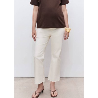 Jean de grossesse flare crop MANGO