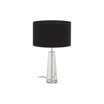 Lampe de table en verre soufflé et métal RECOLLECTION