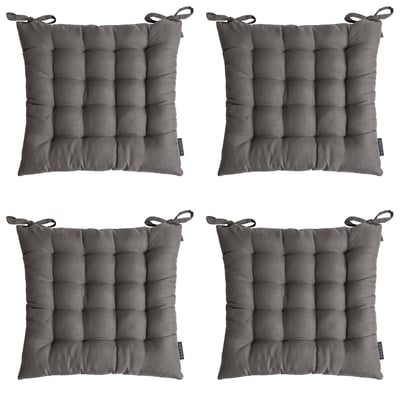 Lot de 4 galettes capitonnéees coton DIEGO MAGMA HEIMTEX