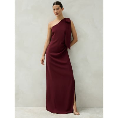 Robe demoiselle d’honneur asymétrique à nœud NEXT