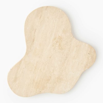 Plateau, en travertin, 30 x 25 cm MONOPRIX