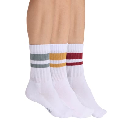 Lot de 3 paires de chaussettes rayées enfant Dim Sport DIM