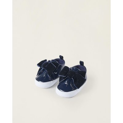 Chausson cuir verni, avec noeud FRENCH CONNECTION ZIPPY
