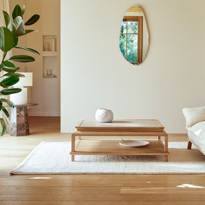 Table basse rectangulaire en teck massif ACHILLE TIKAMOON