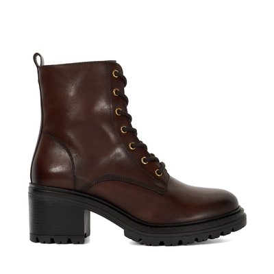 Bottines à lacets en cuir - PLOTTED DUNE LONDON