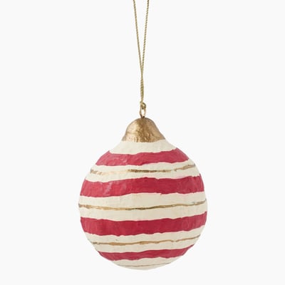 Boule en papier mâché avec imprimé MONOPRIX
