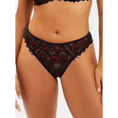 Arum Glitter Lace Tanga with Metallic Thread SANS COMPLEXE