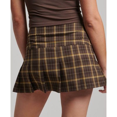Jupe carreaux marron best sale