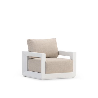 Fauteuil aluminium, lot de 2, SAN FRANCISCO DEFORA HOME