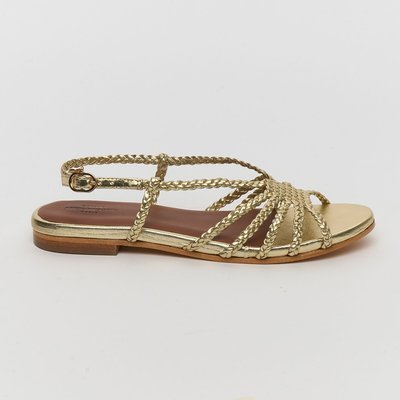 Sandales plates tressées CANDICE PETITE MENDIGOTE