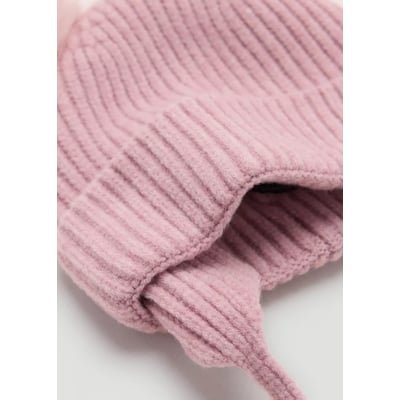 Bonnet maille à pompons MANGO BABY