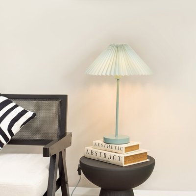 Akira Pleated Shade Table Lamp SO'HOME
