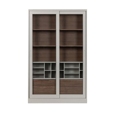 Vitrine 2 portes en bois H200cm - James WOOOD