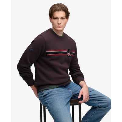 Sweat Outdoor Stripe Logo Coupe Décontractée SUPERDRY