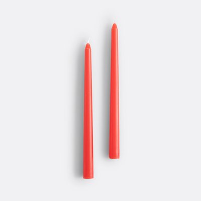 Lot de 2 bougies lisses H25 cm, Caspar LA REDOUTE INTERIEURS