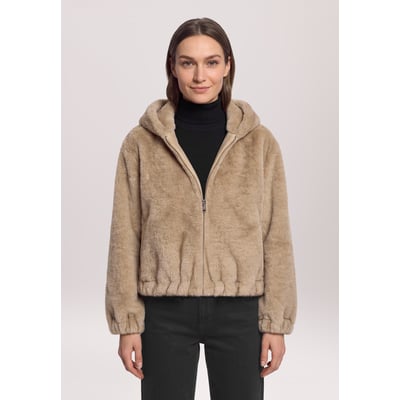 Veste en peluche à capuche GIL BRET