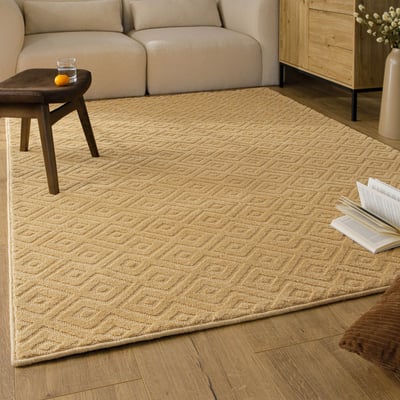 Tapis en laine avec relief ,  CASTELLO TWO WECON HOME
