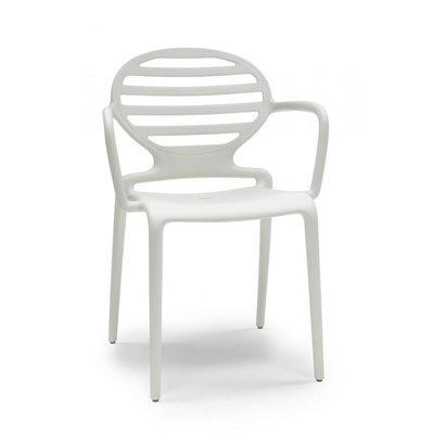 4 Chaises design avec accoudoirs COKKA - Lot de 4 - extérieur et interieur SCAB DESIGN