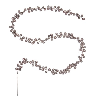Guirlande de baies artificielle effet métallique H183 SIA DECO
