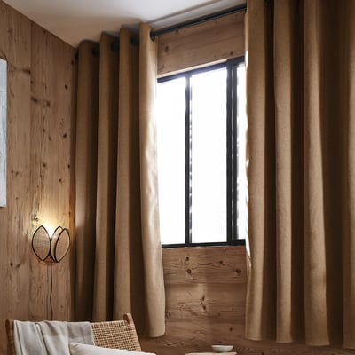 Rideau occultant polaire 140x240 cm Polyester Minuit EDEN