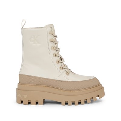 Boots mit Schnürung, Leder CALVIN KLEIN JEANS