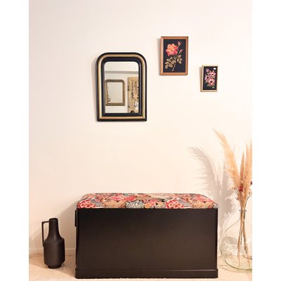 Banc en bois tapissé Victor N°19 - Bon état DEBONGOUT