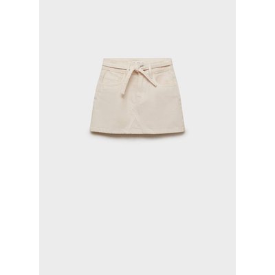 Jupe en jean à nœud MANGO KIDS