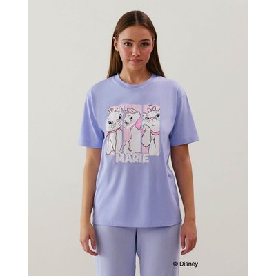 Top en jersey marie bleu COREMARIZ UNDIZ