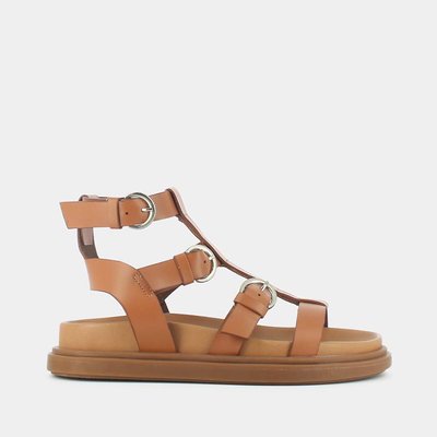 Lagon Multi Strap Sandals in Leather JONAK