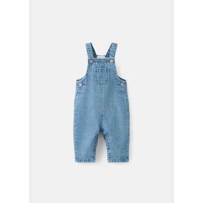 Salopette En Jean Souple DPAM Pour Garçon 2 Ans – Bleu, Comme Neuve, Coton Léger