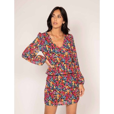 Robe Courte Motifs Imkie DONA LISA