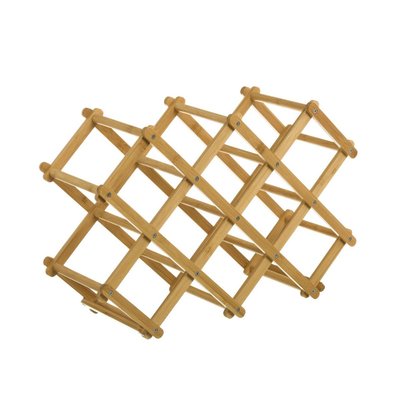 Porte Bouteilles Pliable en Bambou WADIGA