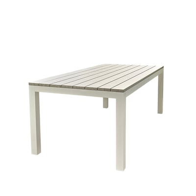 Table de jardin en aluminium 8 places  TAMPA BERAH GETAH
