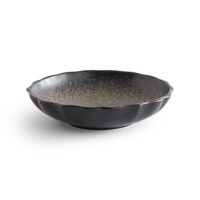Lot 4 assiettes creuses en grès émaillé, Arigato AM.PM