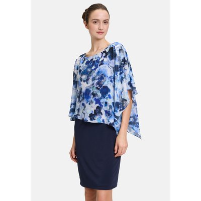 Robe de cocktail à imprimé à fleurs VERA MONT