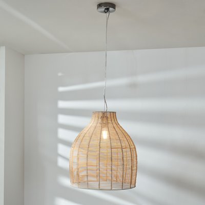 Natural Rattan Coche Pendant SO'HOME